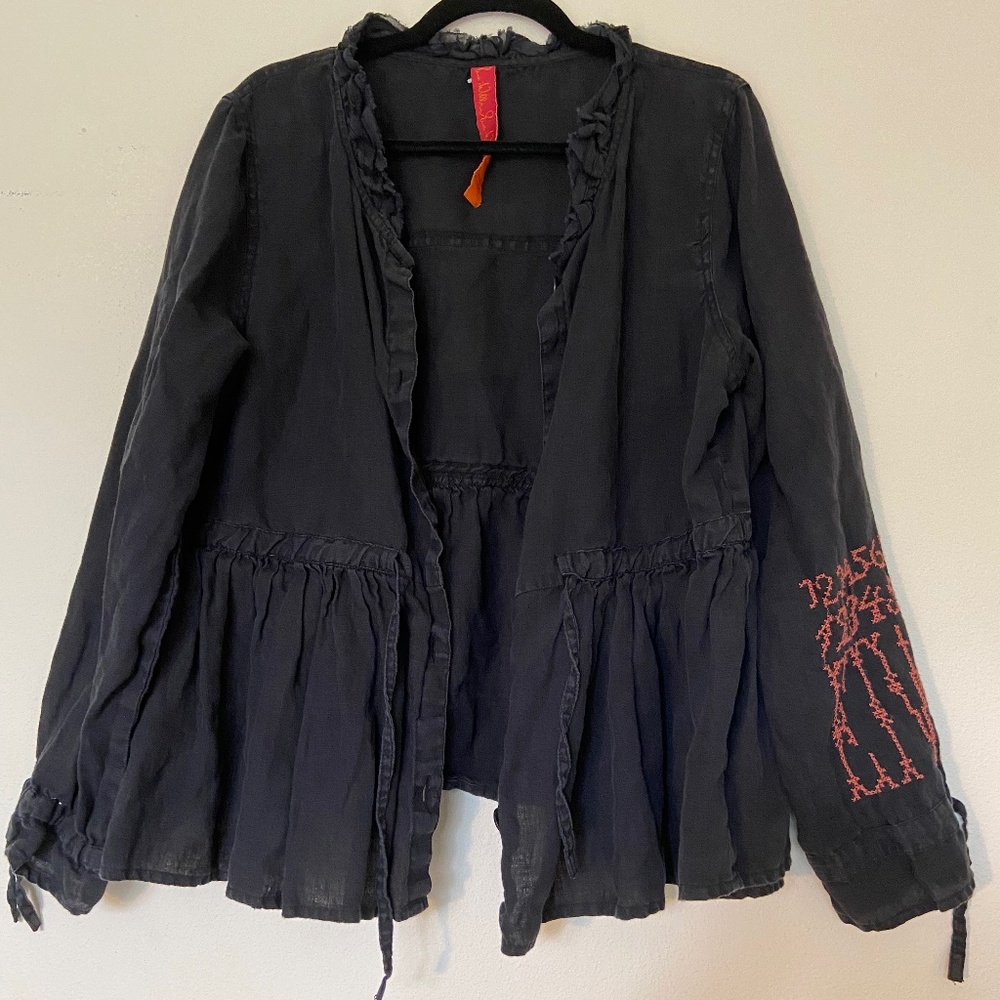 Ewa I Walla Black Blouse